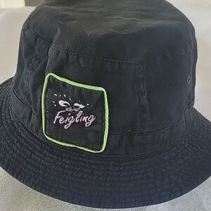 Vintage Kleiner Feigling Vodka  Bucket Hat With Pocket Logo. Size 60cm Or 23.5"